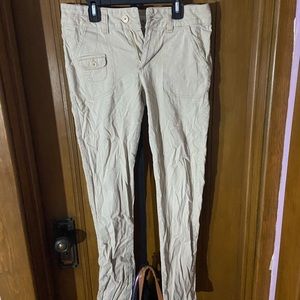 Khaki skinny pants